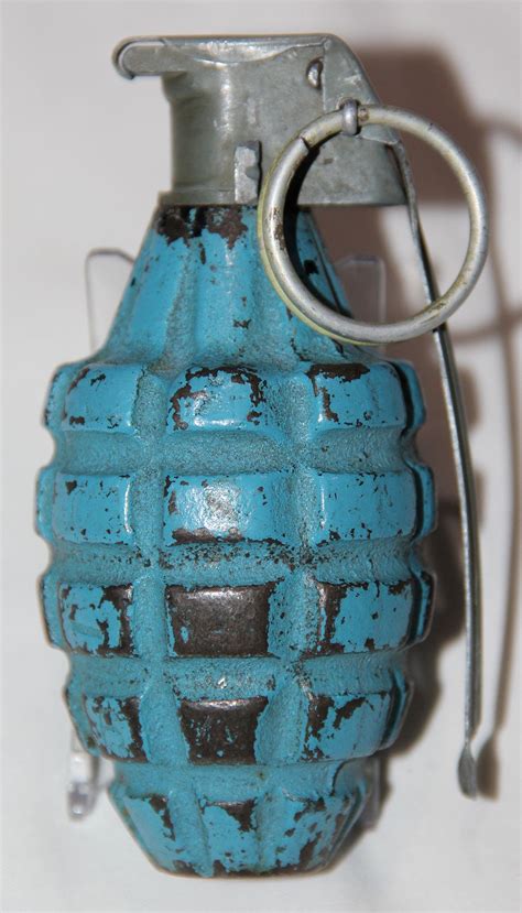 E198 Inert Wwii Mkii Practice Grenade With M10a3 Fuse B And B Militaria