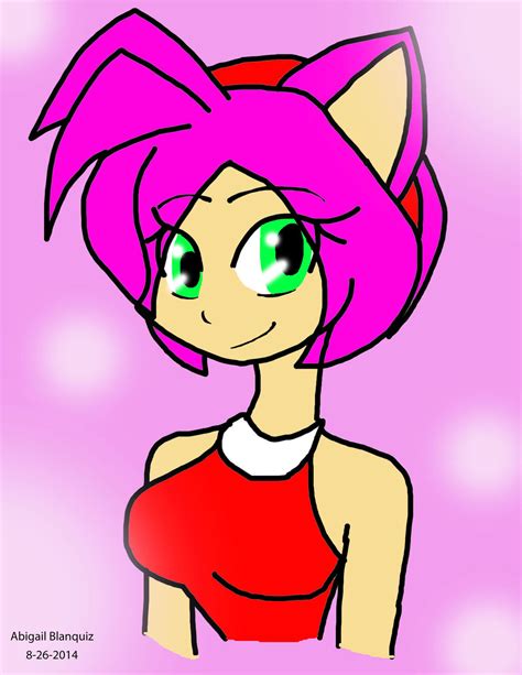 Amy Rose In Human Form By Kova360 On Deviantart