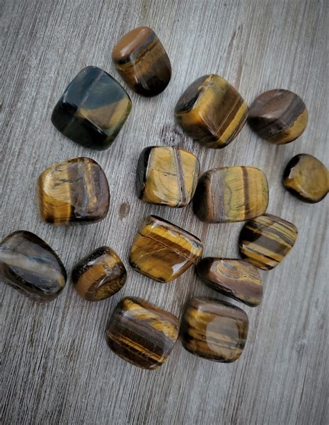 Tigers Eye Polished Package Etsy