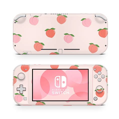 Nintendo Switch Lite Skin Decal For Game Console Peaches Etsy