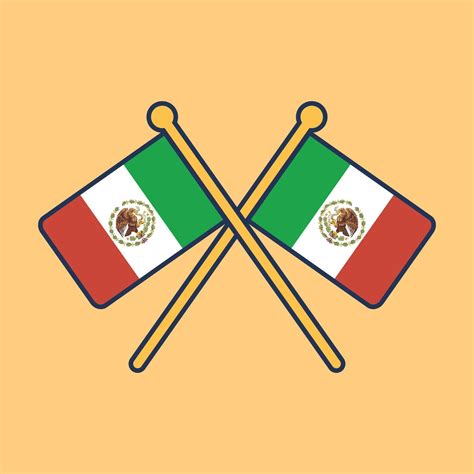 Ilustración De Icono De Bandera De México 2380392 Vector En Vecteezy