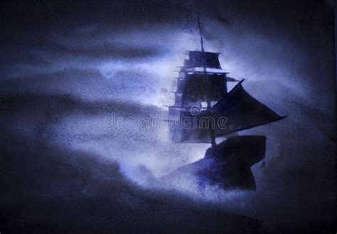 Sailing Ship In A Storm Sailing Ship In A Strong Storm Affiliate