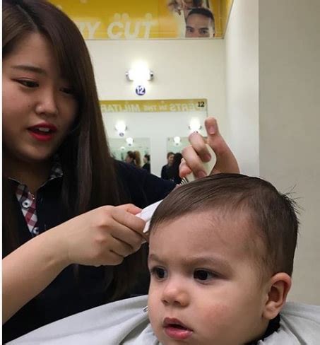 The pompadour is a hairstyle which was erroneously named by american hairstylists after madame de pompadour 17211764 a mistress of king louis xv of france. 60 Trendy Baby Boy Haircut Styles 2019 - MrkidsHaircut.Com