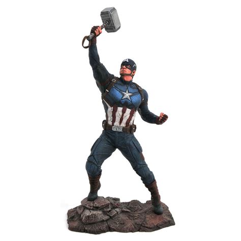 Köp Marvel Avengers Endgame Captain America Diorama Statue 23cm Till