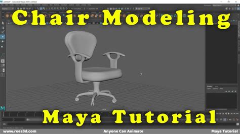 Maya Tutorial Chair Modeling Youtube