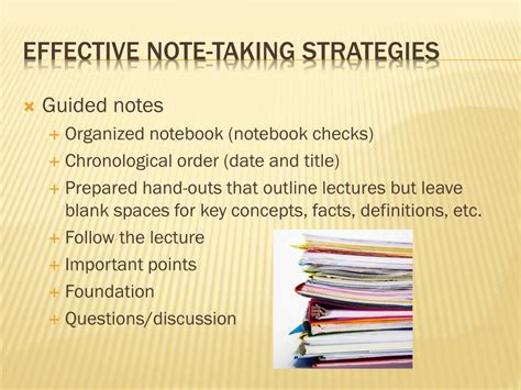 PPT Effective Note Taking Strategies PowerPoint Presentation Free Download ID