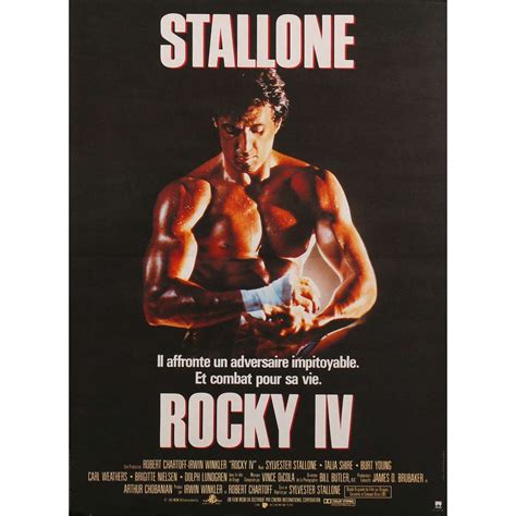 Rocky Iv French Movie Poster