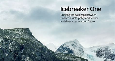 Government Invests £1m In Icebreaker One Climate Change Risk Randd