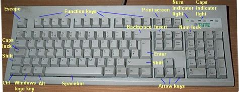 Microsoft Keyboard Key Layout
