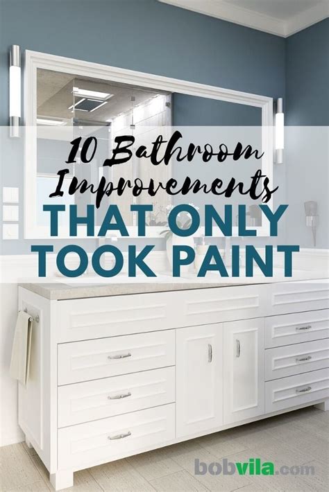 10 Bathroom Improvements That Only Took Paint Bob Vila