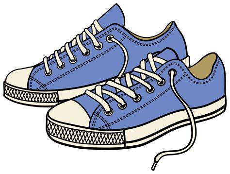 Shoes Cartoon Images Pair Of Shoes Cartoon Icon Vector Stock Vector