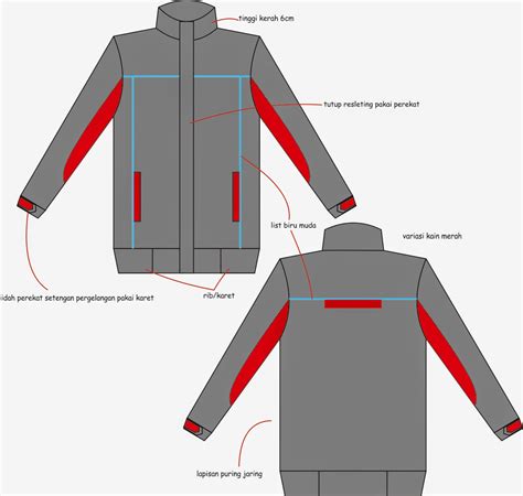 Desain Jaket Keren Desain Jaket Taslan