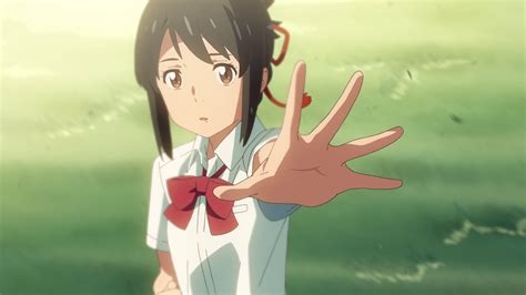 Anime Tên của bạn Kimi No Na Wa Hình nền Mitsuha Miyamizu Kimi No Na Wa Personajes Studio