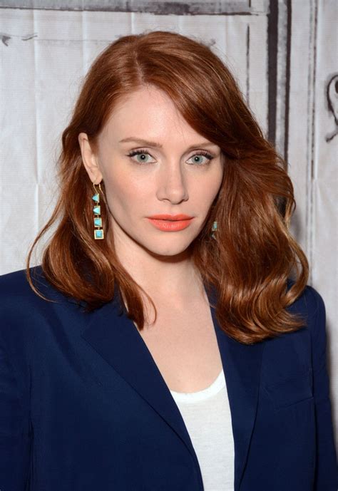 bryce dallas howard at the 2015 aol build speaker series redhead hairstyles bryce dallas