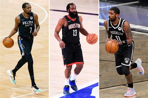 A woj bomb shook the nba world on sunday when espn's top basketball reporter dropped a tweet saying that houston rockets superstar james harden was starting to buy into the idea of playing alongside kevin durant and kyrie irving on the brooklyn nets. Nets Harden - Brooklyn Nets James Harden Trade No Longer ...
