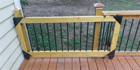 Danny also purchased diy fence panels from us and all of them were powder coated in satin black. Rolling Deck Gate » Famous Artisan