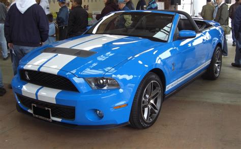 Grabber Blue 2010 Ford Mustang Shelby Convertible