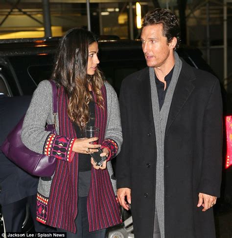 Matthew Mcconaughey Steps Out With Wife Camila Alves After She Calls