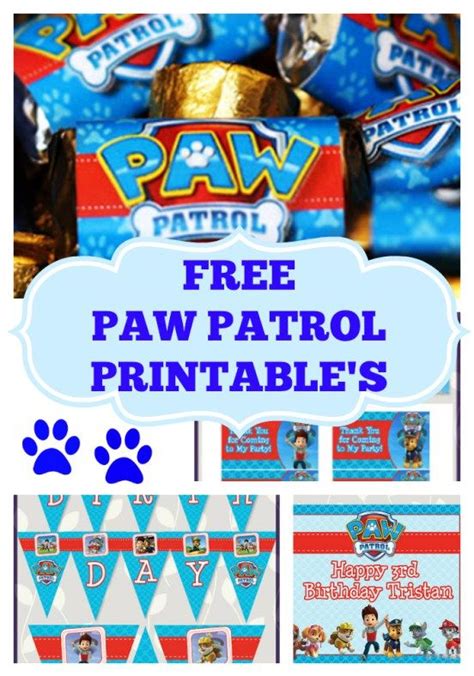 Free Paw Patrol Birthday Party Printables Paw Patrol Birthday Party
