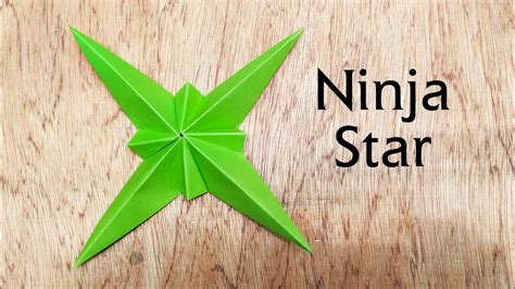 How To Make A Paper Ninja Star Origami Ninja Star Youtube