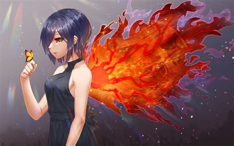 Wallpaper Of Anime Touka Kirishima Tokyo Ghoul Fire T