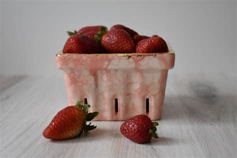 Ceramic Berry Baskets Berry Boxes Fruit Baskets Berry Box Etsy