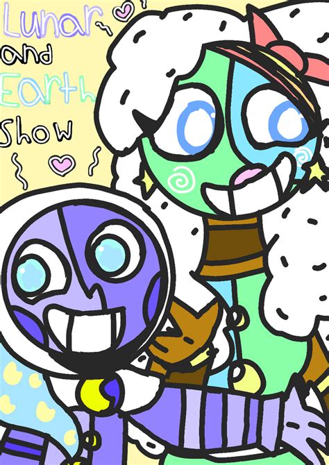 Lunar And Earth Show Youtube Fanart Nightmare7six Illustrations Art