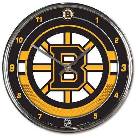 Boston Bruins Team Clock Swit Sports