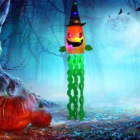 Led Halloween Lights Horror Ghost Clothes Hat Light Skeleton String Lights Party Yard Decor