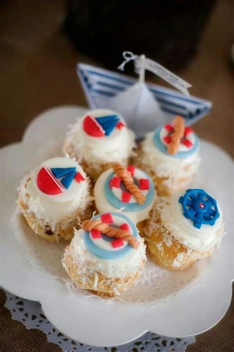 Nautical Cupcakes Desserts Nautical Cupcake Sweet
