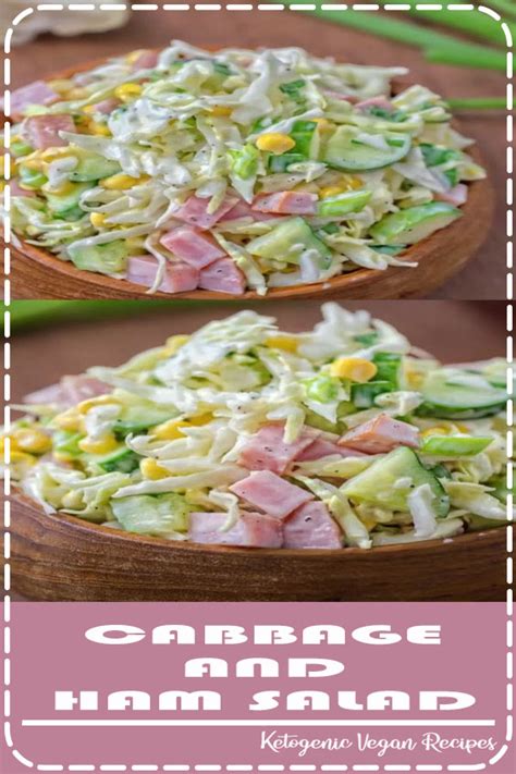 Cabbage And Ham Salad Louise Clarice