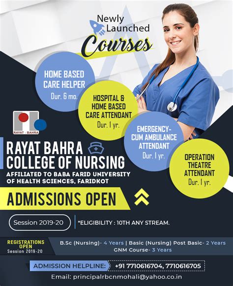Looking For A Career In Nursing Rayat Bahra University School Of