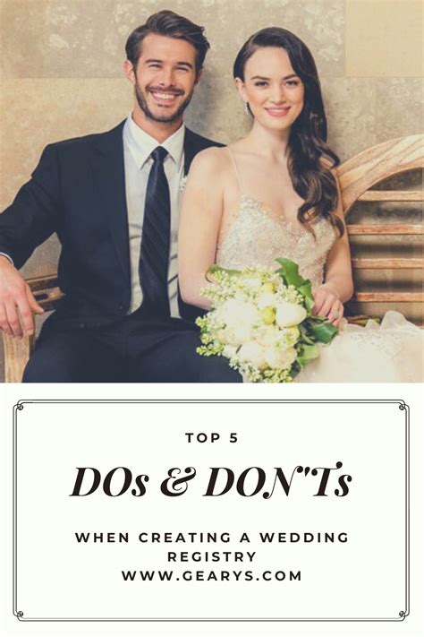 If possible, at least one of them should have a brick and mortar store in the areas where many of your guests livejust because wine registries for budding oenophiles and honeymoon registrieswhere guests can, say, pay for your breakfast in bed. Top 5 DOs & DON'Ts When Creating a Wedding Registry in ...