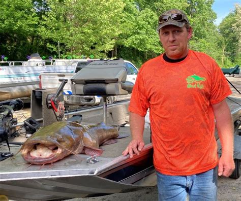 Angler Snags New State Record Flathead Catfish Eyewitness News