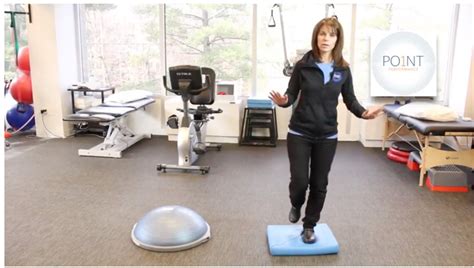 Video Balance Exercise Using Proprioception Point Performance