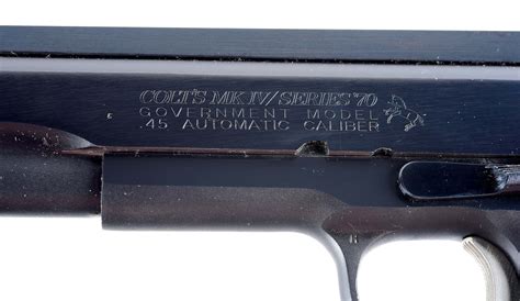 Lot Detail M Bob Chow Colt Mkiv Series 70 Government Model 1911