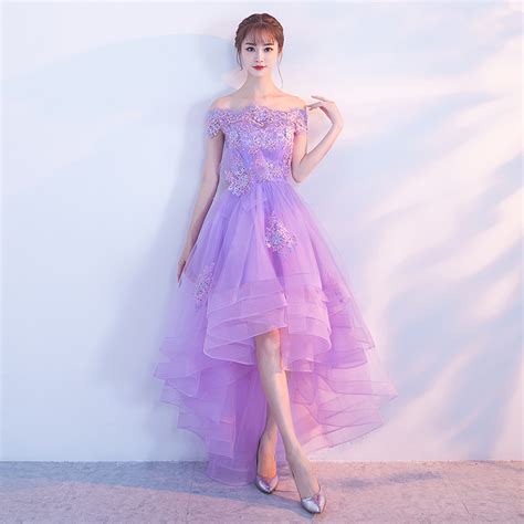 Light Purple Tulle Lace Prom Dress Evening Dress · Little Cute