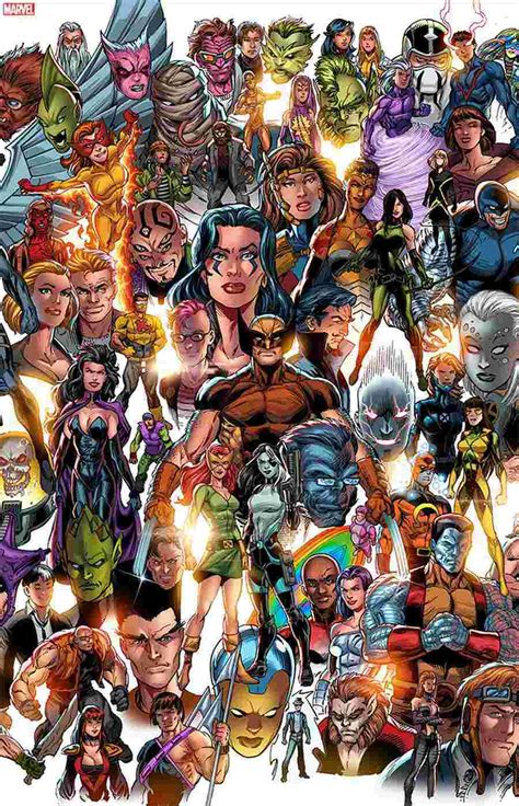 Marvel Reveals Every Mutant Ever On X Men Variants