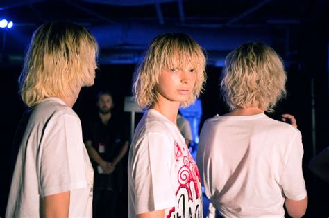 Models Bleached Their Hair Blonde At Alexander Wangs Spring 2017 Show