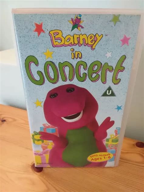Barney In Concert Sing Along Vhs 1994 780 Picclick