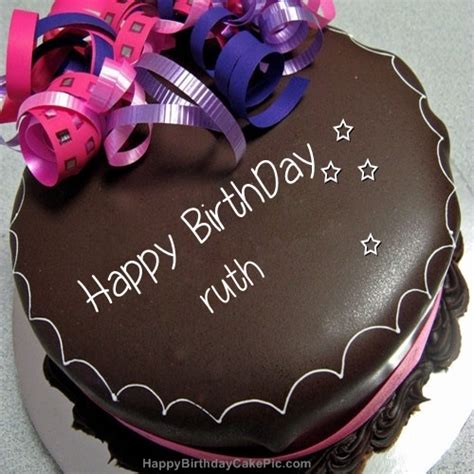 Happy Birthday Chocolate Cake For Ruth