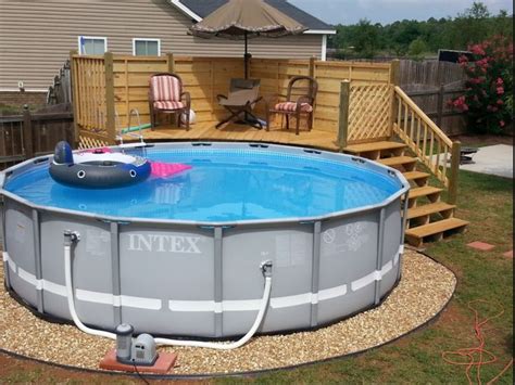 10 Amazing Above Ground Pool Ideas Easy To Install 2019 Deck Ideas