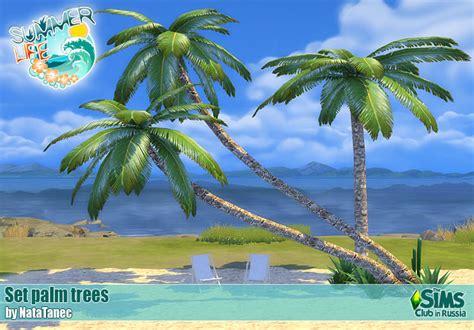 Corporation Simsstroy The Sims 4 Set Palms Trees