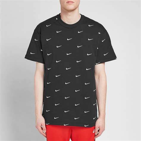 Nike Nrg Embroidered Swoosh Logo T Shirt Black Mrsorted