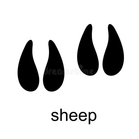 Sheep Footprint Stock Illustrations 509 Sheep Footprint Stock