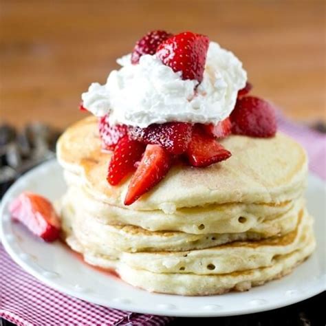 Featured in strawberry shortcake pancake breakfast in bed. Strawberry Shortcake Pancakes - Tastes of Lizzy T's