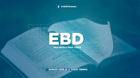 Ebd Escola Biblica Dominical 21022021 Youtube