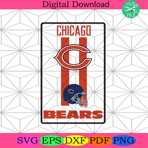 Chicago Bears Football Team Svg Sport Svg Chicago Bears Svg Silkysvg