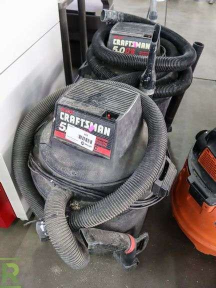 2 Craftsman Wet Dry Vacuums Roller Auctions