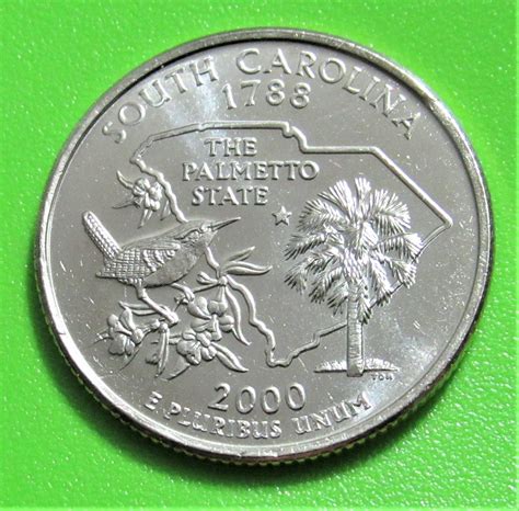 2000 P 25 Cents South Carolina State Quarter For Sale Buy Now